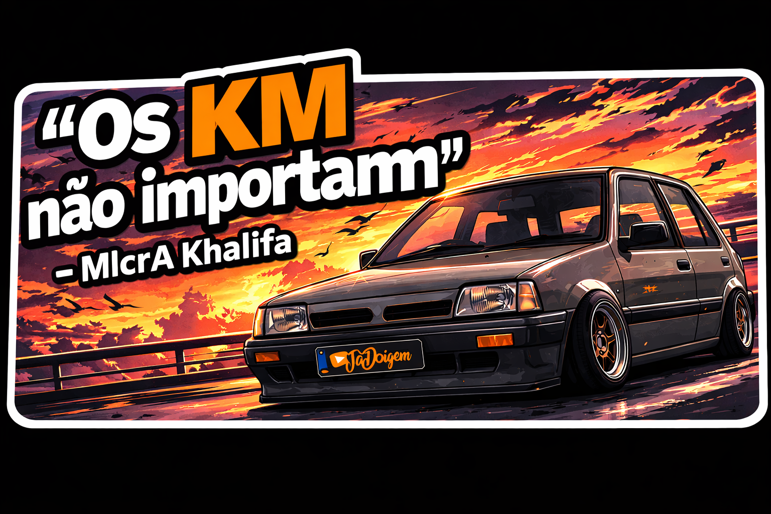 Slap Sticker MIcrA Khalifa