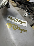 Sticker Tadorigem clássico dourado